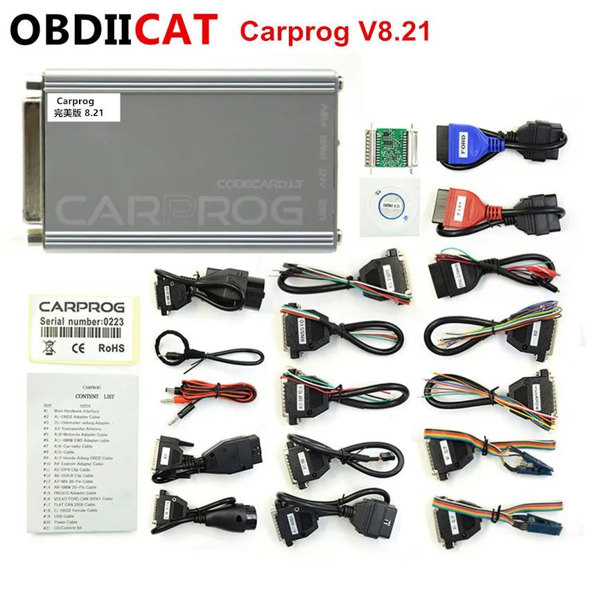 Топ продаж CARPROG V10.93 Carprog V8.21 автомобильный Prog ECU Чип Tunning инструмент для ремонта