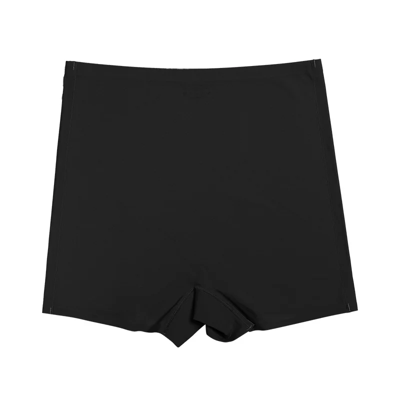 Flarixa Women's High Waist Ice Silk Seamless Safety Shorts