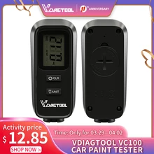 VDIAGTOOL vc100 VC-100 цифровая Подсветка ЖК-измеритель толщины пленки автомобиля VDIAGTOOL vc100 VC-100 цифровая Подсветка ЖК-измеритель толщины пленки автомобиля