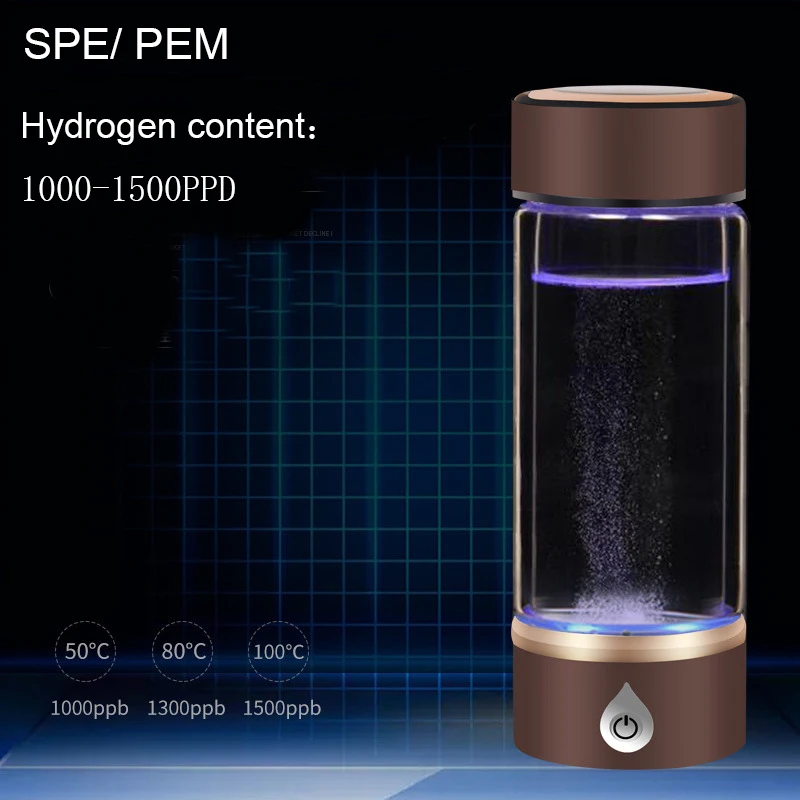 Новый генератор водорода SPE/ PEM бутылка с ионизатором воды ATE H2 и O2 используется в