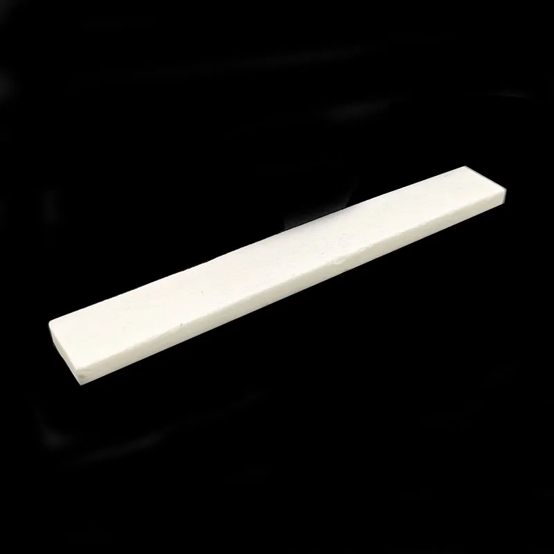 Classical Acoustic Electric Guitar Bone Guitar String Bridge Saddle Nut Blank Replacement Parts 100Set