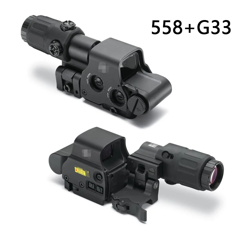 G33 3x увеличительное стекло с переключателем бокового крепления Qd + тактический