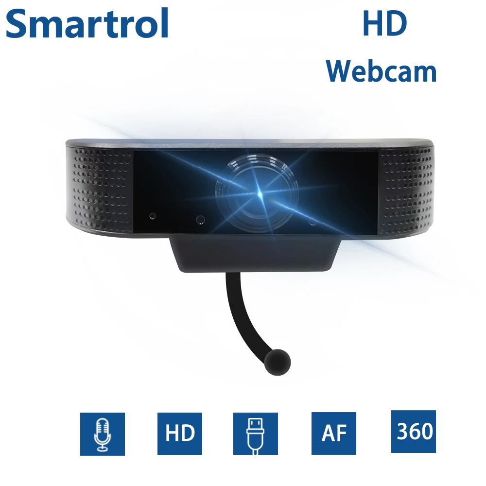 Веб-камера Full HD USB 1080P для компьютера камера ноутбука с автофокусом