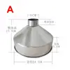 304 stainless steel large wide-bore large funnel grain food industrial refining machinery funnel 24 CM 28 CM ► Photo 2/6
