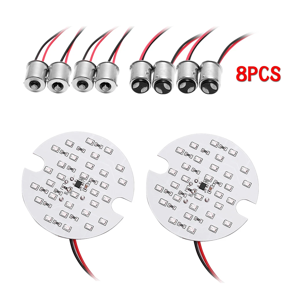 (2X лампа Панель 2X1156ports 2X1157ports) SMD LED сигнала поворота светильник набор для Harley Davidson