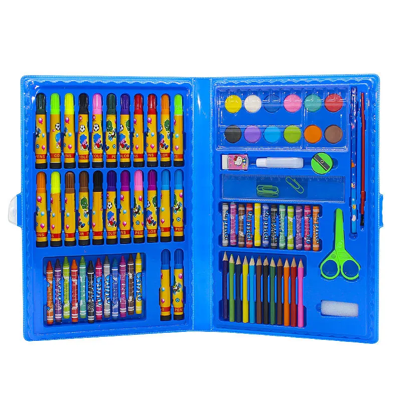Besegad 208 шт детский цветной карандаш, набор для рисования, карандаш для рисования, маркер, кисть, инструменты для рисования, набор для детского сада
