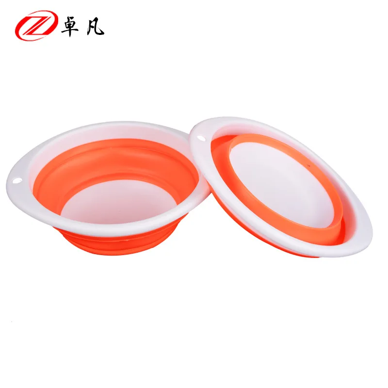 

Angling Fishing Gear Silica Gel Folding er liao pen Fishing Bait Box Bait-mixing Pot Bait Plate Fishing Supplies
