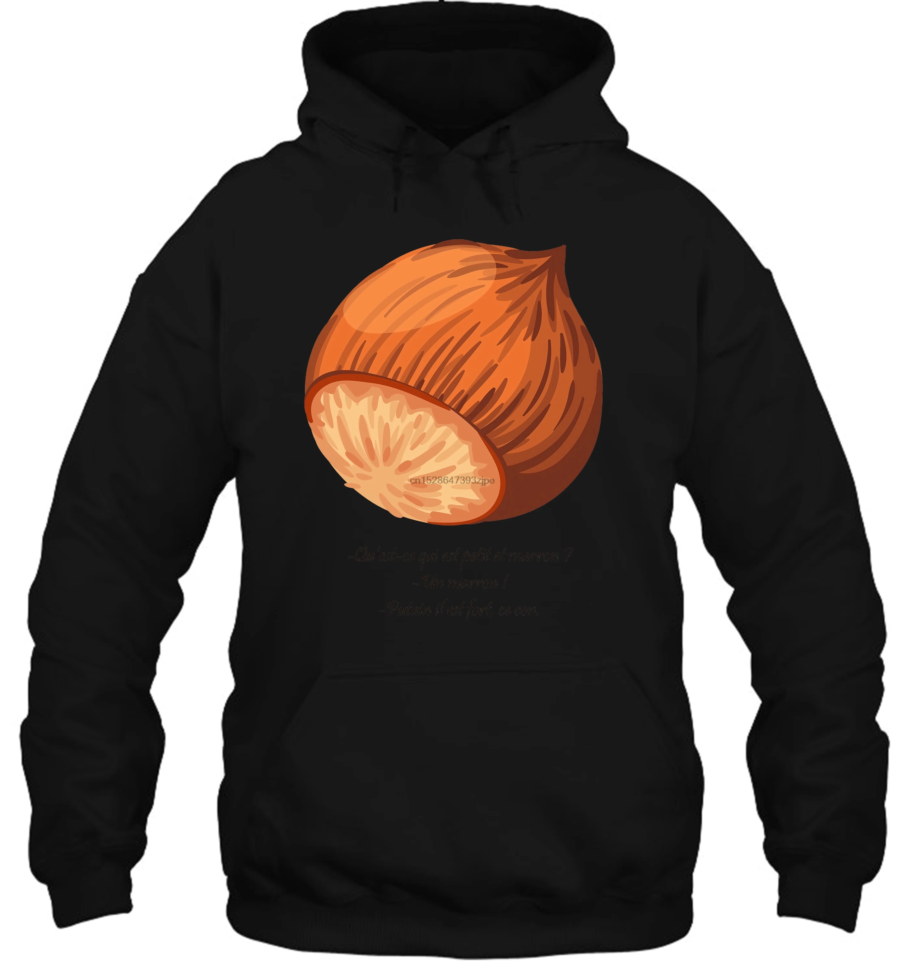 Col Rond Citation Kaamelott Merlin Petit Et Marron 2 Streetwear Men Women Hoodies Sweatshirts Hoodies Sweatshirts Aliexpress