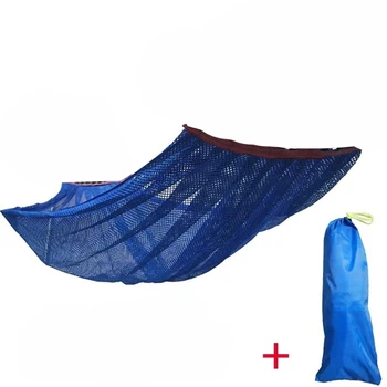

Hammock Outdoor Mesh Ice Silk Hammocks Swing Hanging Chair for Garden Beach Camping Hiking