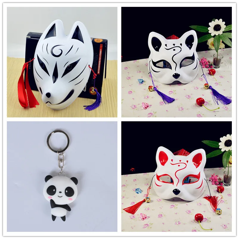 Горячая аниме маска светильник светлячков лес Нацумэ yuujinchou лиса маска косплей Хэллоуин лиса кошка лицо подарок высокое качество - Цвет: 26