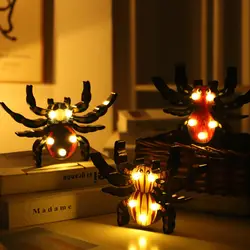 Декоративные настольные лампы на Хэллоуин, светодиодный ночник, тыква, Череп, в форме СПИДа, ночные светильники, Хэллоуин, праздничная