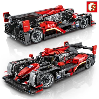 

SEMBO MOC Technique China speed champion jackie chan DC racing RC car Model building block vehicle toys collection for kid gifts