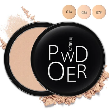 

Full Coverage Long Lasting Makeup Face Powder Foundation Control Matte Makeup Setting Pressed Powder Pores Invisible Mate Make