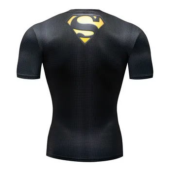 Мужская компрессионная 3D футболка Supermen 3