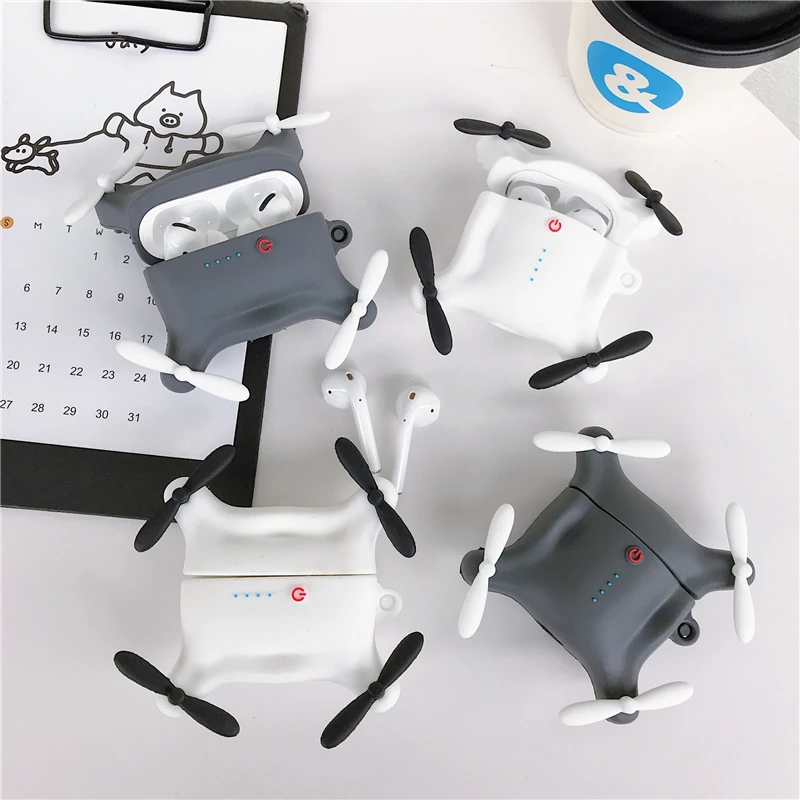 Чехол для наушников Airpods силиконовый чехол беспилотных летательных аппаратов