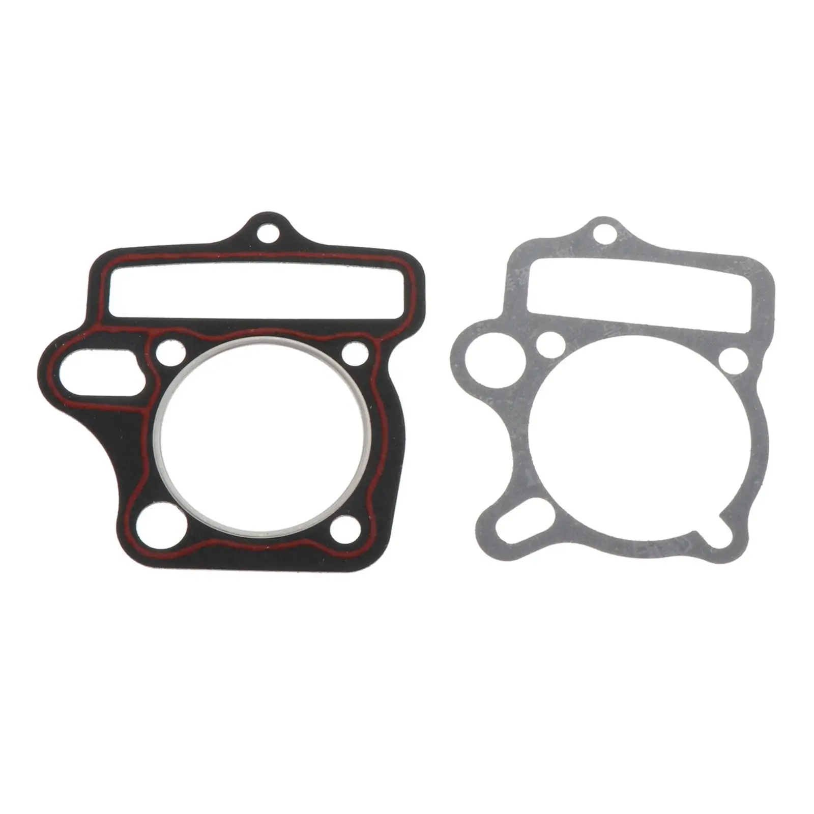 Cylinder Head Gasket Set 59mm Black Gasket + 54.5mm Silver Gasket Motorcycle Engine Supply for 125cc Engine Scooter Parts