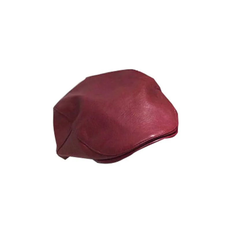 ZLD beret женская осенняя и зимняя шапка с короткими полями в виде утенка, шапка в стиле ретро, британская дикая Корейская шапка из искусственной кожи