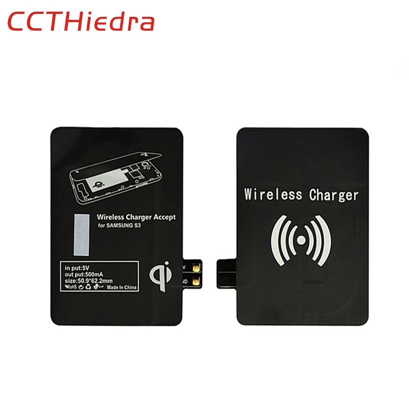 Cctiedra Qi Беспроводное зарядное устройство приемник для Samsg Galaxy S3 S4 S5 Android Micro