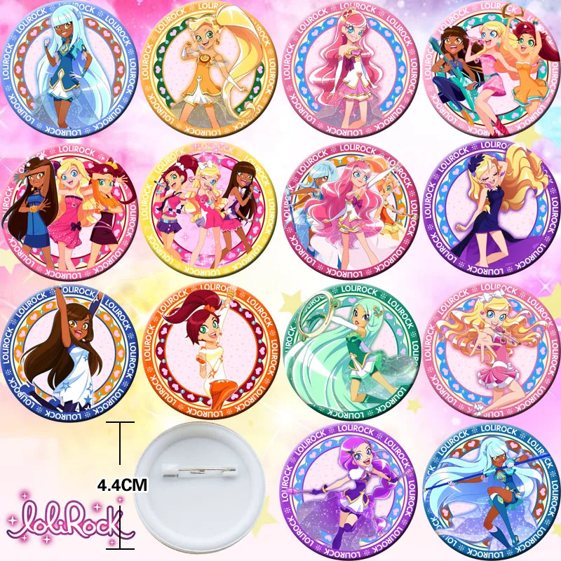 

14pcs LoliRock Bedge Collect Figure Bags Badge Button Brooch Pin Souvenir Figuras Cosplay Gift