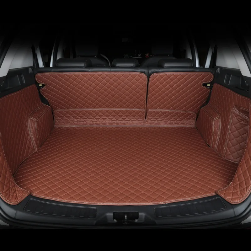 

Automobile Trunk Pad Special Car Customizable Wear-Resistant Leather Anti-slip Private Customizable Trunk Mat Fully Surrounded a