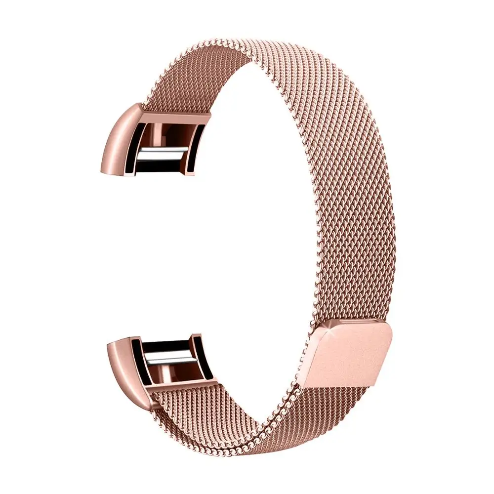 Copper Gold Joyozy нержавеющая сталь магнитная сетка петля ремешок для Replacement Charge 2 замена Браслет ремешок для Charge 2 ремешок для часов - Цвет ремешка: Copper Gold