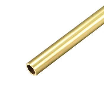 

uxcell Brass Round Tube 300mm Length 1mm Wall Thickness Seamless Straight Pipe Tubing 9.5mm OD 1Pcs