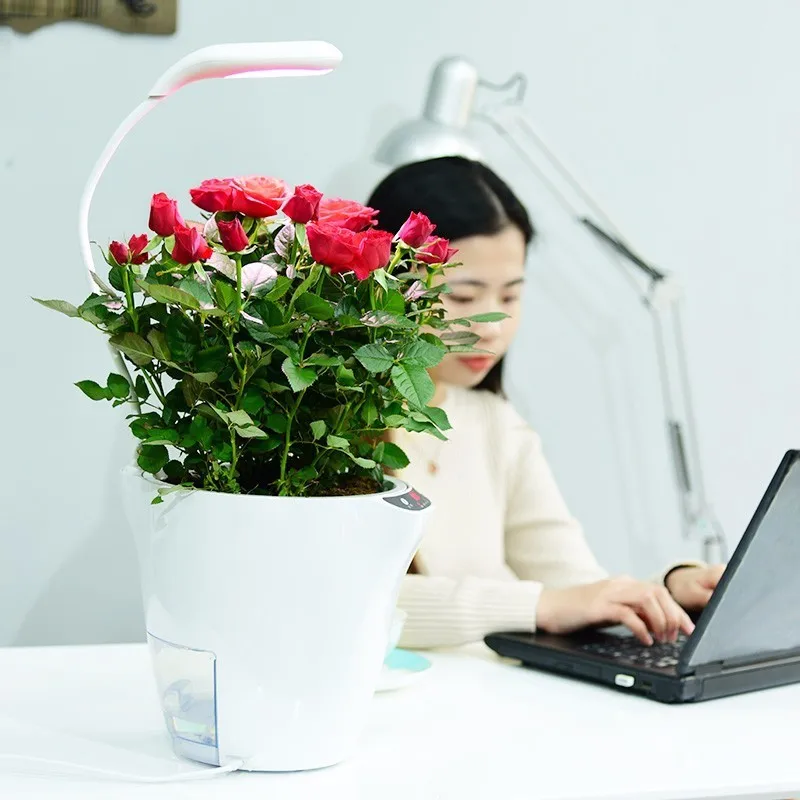 

Smart Herb Garden LED Grow Light Hydroponic Growing Flower Pot Desk Lamp Garden Plants Flower Multifunction Hydroponics