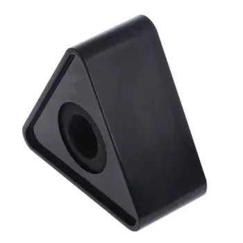 

Black Hole Triangular Mic Microphone TV Interview Logo Flag Station DIY