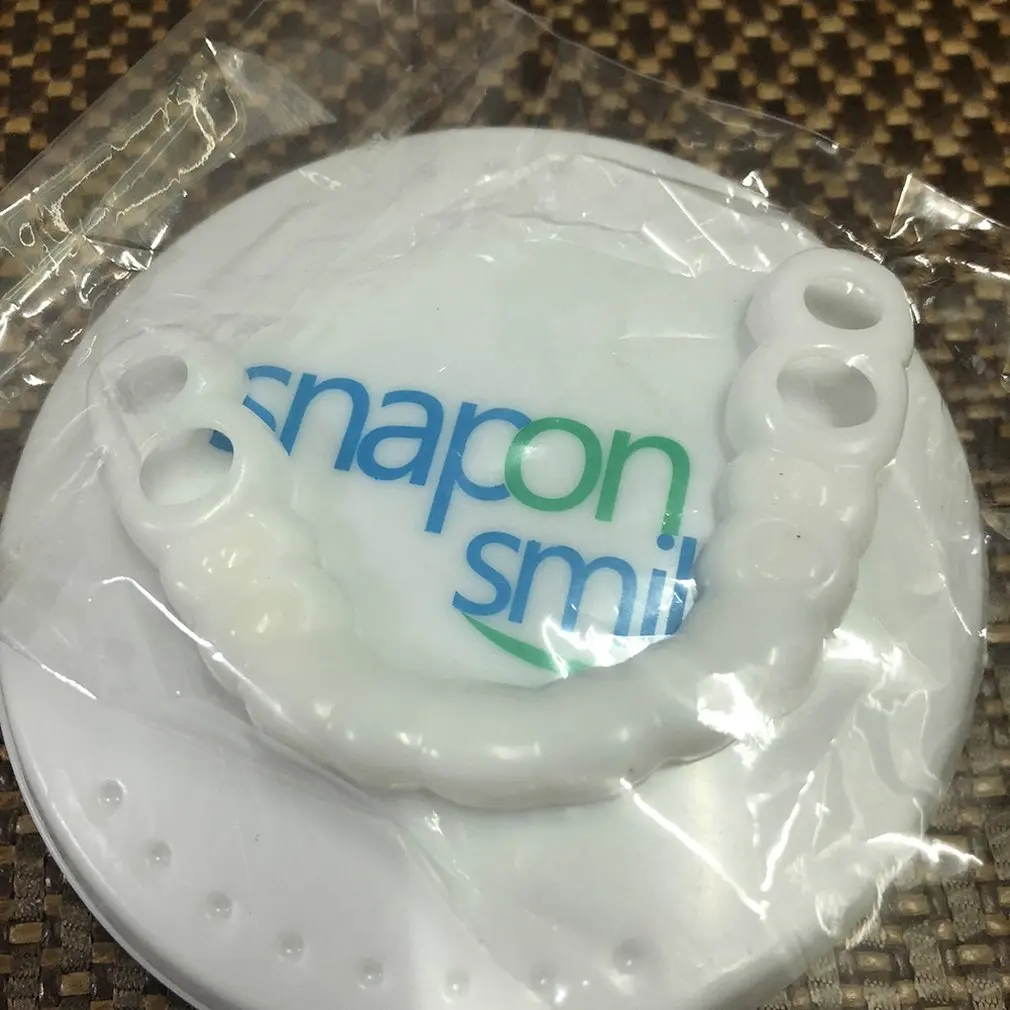 Whitening Durable Adaptable Adult Second Generation Silicone Simulation Teeth Upper Teeth Dentures Braces 3