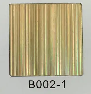 B002-1 1 лист, 25 см x 100 см, голограмма, теплопередача, винил, камуфляж, радуга, металлик и лазер, железная пленка, HTV футболка - Цвет: B002-1
