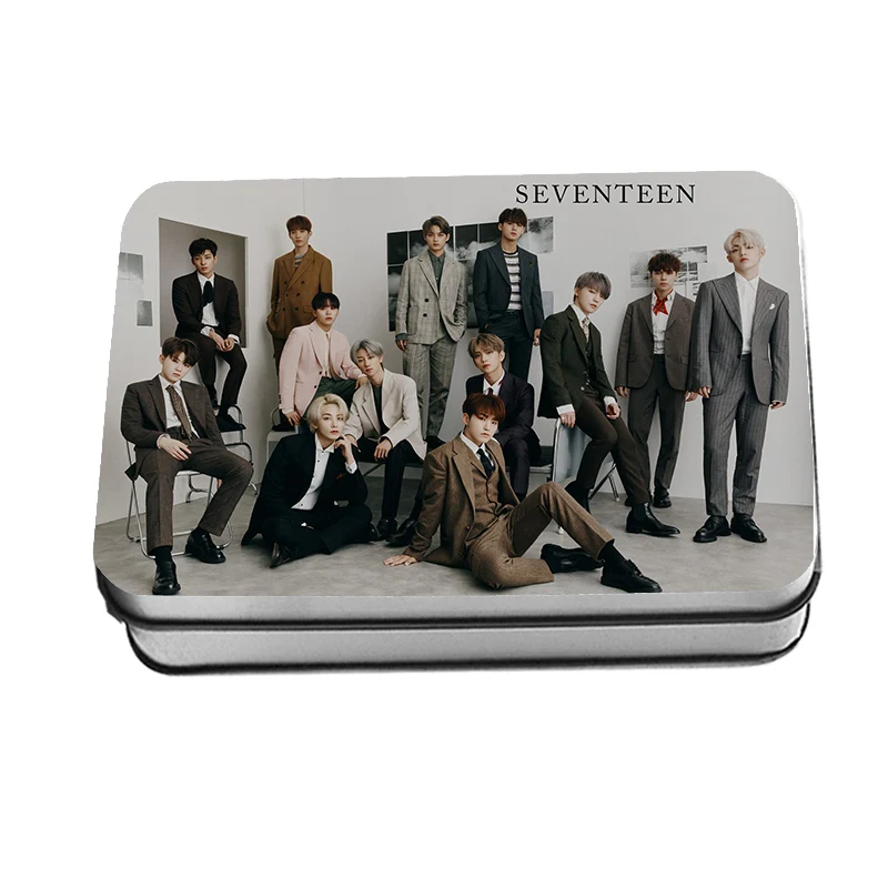 

Kpop SEVENTEEN 3rd Album <An Ode> Polaroid Photo Lomo Card Fashion K-POP SEVENTEEN Fans Gifts Metal Box 40Pcs/Box Drop Shipping