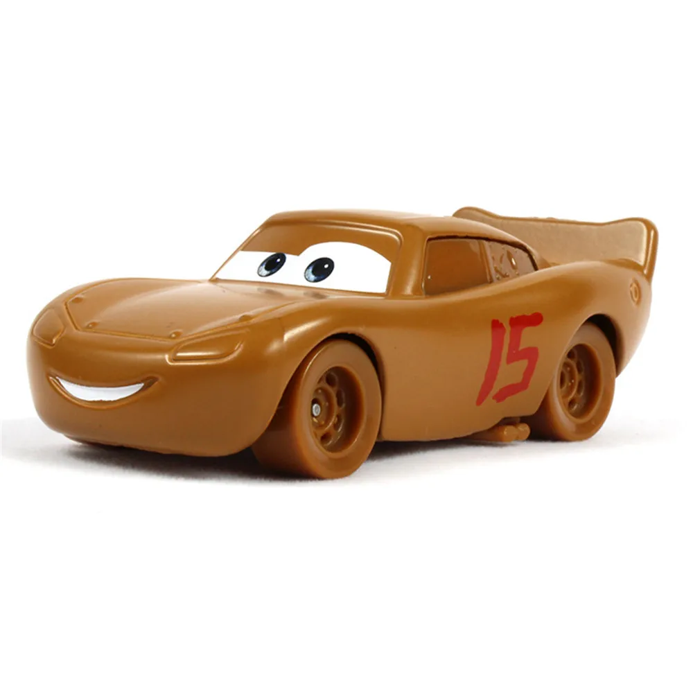 Disney Pixar тачки 3 Молния Маккуин как Честер WHIPPLEFILTER коричневый сплав игрушечный автомобиль Дети Рождественский подарок - Цвет: Белый