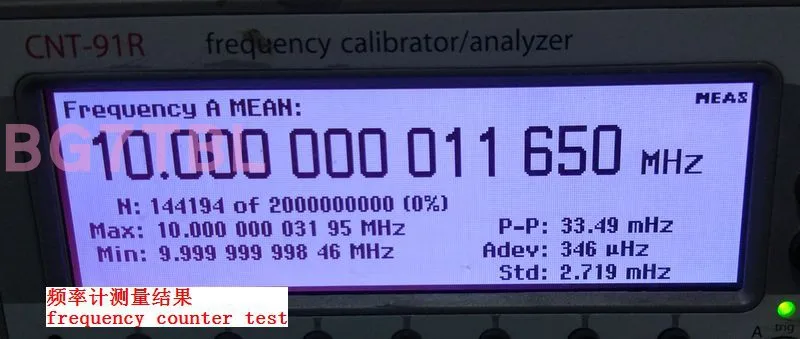 Плата часов GPSDO PCBA Tame Clock Plate 10M Частотный Стандартный источник сигнала