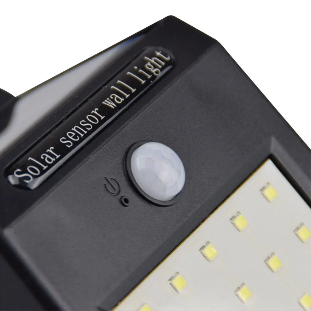 White Solar Power LED Light 3.7V/800mAh Motion Security Sensor Outdoor Lighting SMD 2835 Lamp PIR Yard Path Wall Waterproof