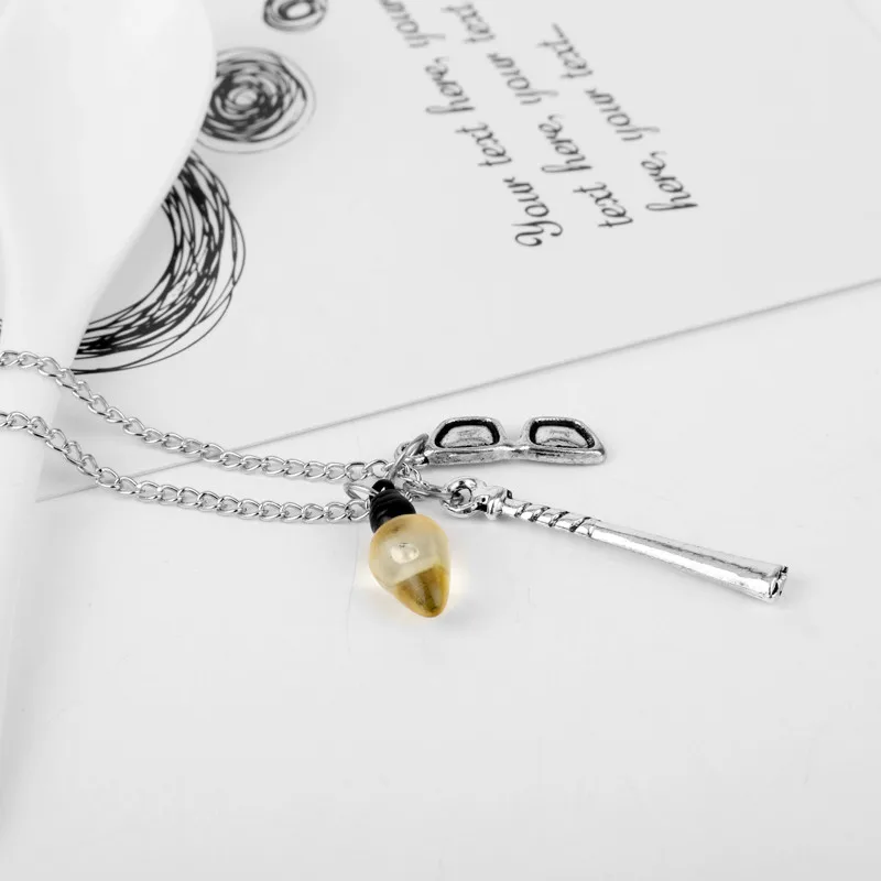 23 стиля странные вещи ожерелья светящийся Алфавит стена Монстр 11 Подвески с буквами чокер для женщин косплей ювелирные изделия подарок - Окраска металла: D yellow