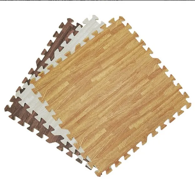 

6/12/15/18/24pcs Soft Wood Puzzle Mat Baby Children Kids Play Game Exercise Carpet Gym Floor Tiles Soft Floor Foam Mat 30X30cm