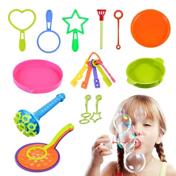 

Bubble Toys Kit Funny Colorful Multihole Bubble Making Wand Sticks Tools for Children Kids Toddlers Outer Playing Supplies