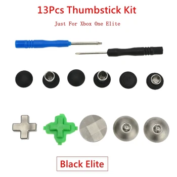 

10Pcs/13Pcs Replacement Swap Thumb Grips Analog Stick D-Pad& Bumper Trigger Button Kit For XBOX ONE Elite/PS4 Controller Gamepad