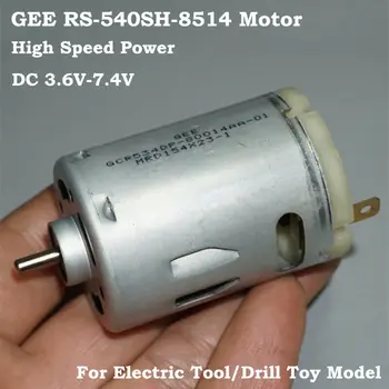 

RS-540SH-8514 DC 3V 5V 6V 7.4V 37000RPM High Speed Power Electric Drill Motor