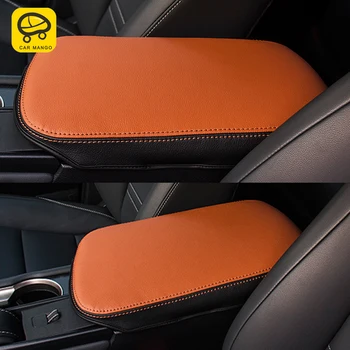 

CARMANGO For LEXUS NX200 NX200t NX300h Car Care Armrest Box Protector Cover Leather Mat Pad Cushion Interior Accessories