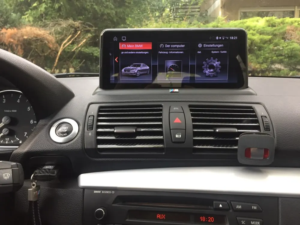 Top COIKA 10.25" Android 8.1 System Car GPS Navi Player For BMW E87 E81 E82 E88 Multimedia Stereo WIFI Google Radio 2+32G RAM IPS 1