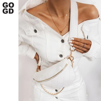 

[GOGD]Retro Lingge Pattern Women Shoulder Bags PU Leather Casual Trendy Subaxillary small Bags Bolsa Mujer 2020 New Designer