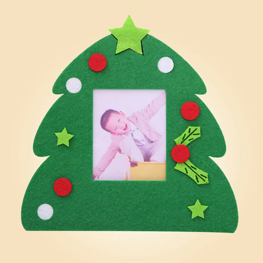 Fashion Latex Christmas Photo Frame Album Tree Ornaments Table Decorations