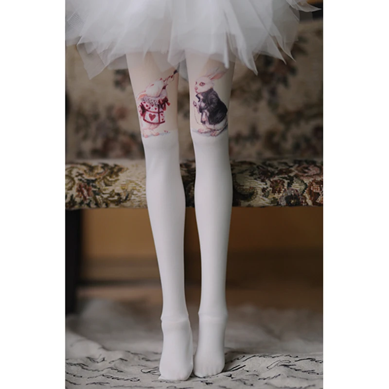 Длинные чулки с кроликом для шарнирной куклы 1/3 1/4 17 дюймов высокие BJD SD MSD DK DZ AOD DD