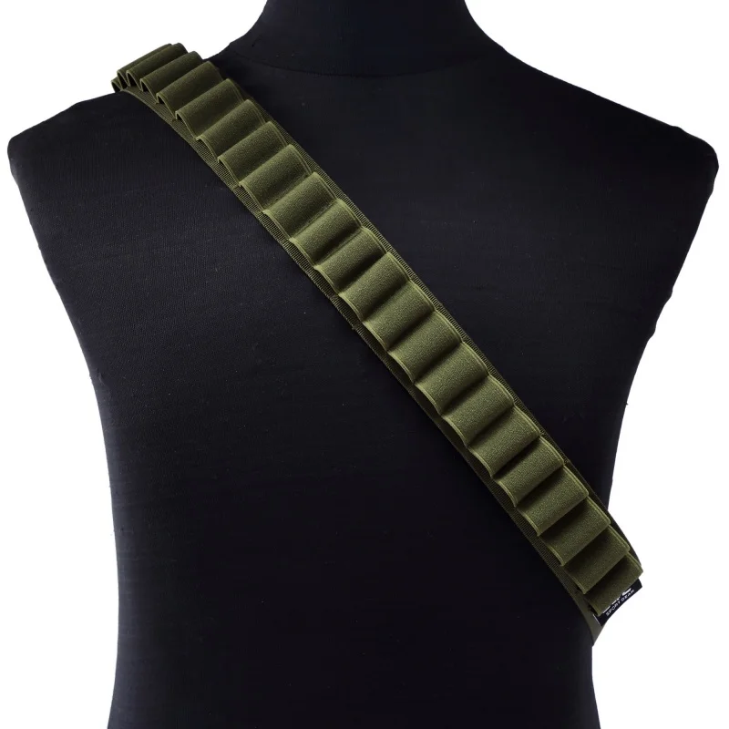 Tactical Military 27 Rounds Cartridge Shoulder Belt Storage Gun Accessories Ammo Holster Outdoor Hunting Airsoft Bullet Belts