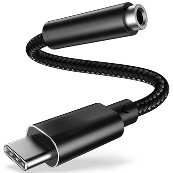 

USB Type C to 3.5mm Headphone Jack o Adapter Cable, for Samsung Galaxy S20/S10/Z Flip/Note 10,Fold,iPad Pro,