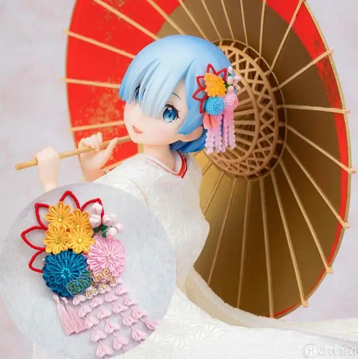 

Anime Life In a Different World From Zero Rem Cosplay Acceesory Kimono Hairpin