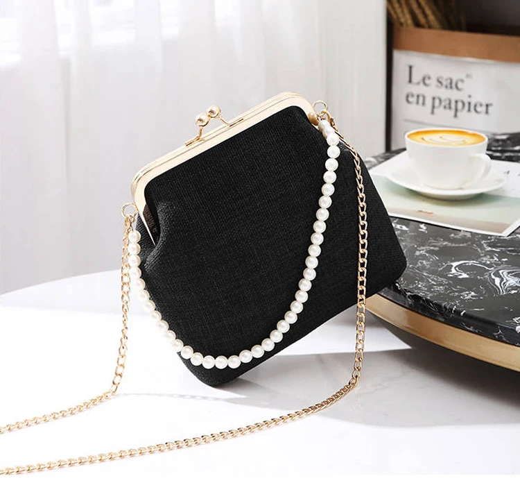 vintage bag bags women beads chain shoulder crossbody bag bags women's handbags (20)