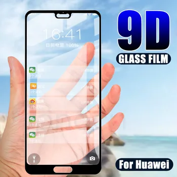 

9D Full Cover Protective Glass on the For Huawei P20 Pro P10 P9 Lite Plus P Smart 2019 Tempered Glass Screen Protector Film Case