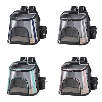 

Pet Breathable Panoramic Transparent Backpack Cat Handbag Dog Astronaut Space LX9F